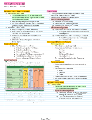 Partnership Formation and Operation Notes - Accounting for Special ...