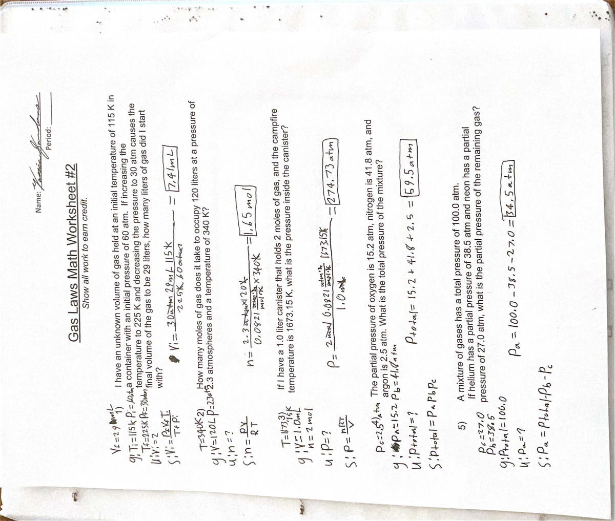 Math Work for Chemistry - Scanned Document 15 - Studocu