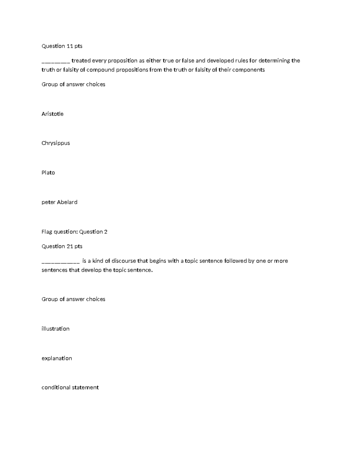 Unit 2: Understanding Propositions and Arguments in Logic - Studocu