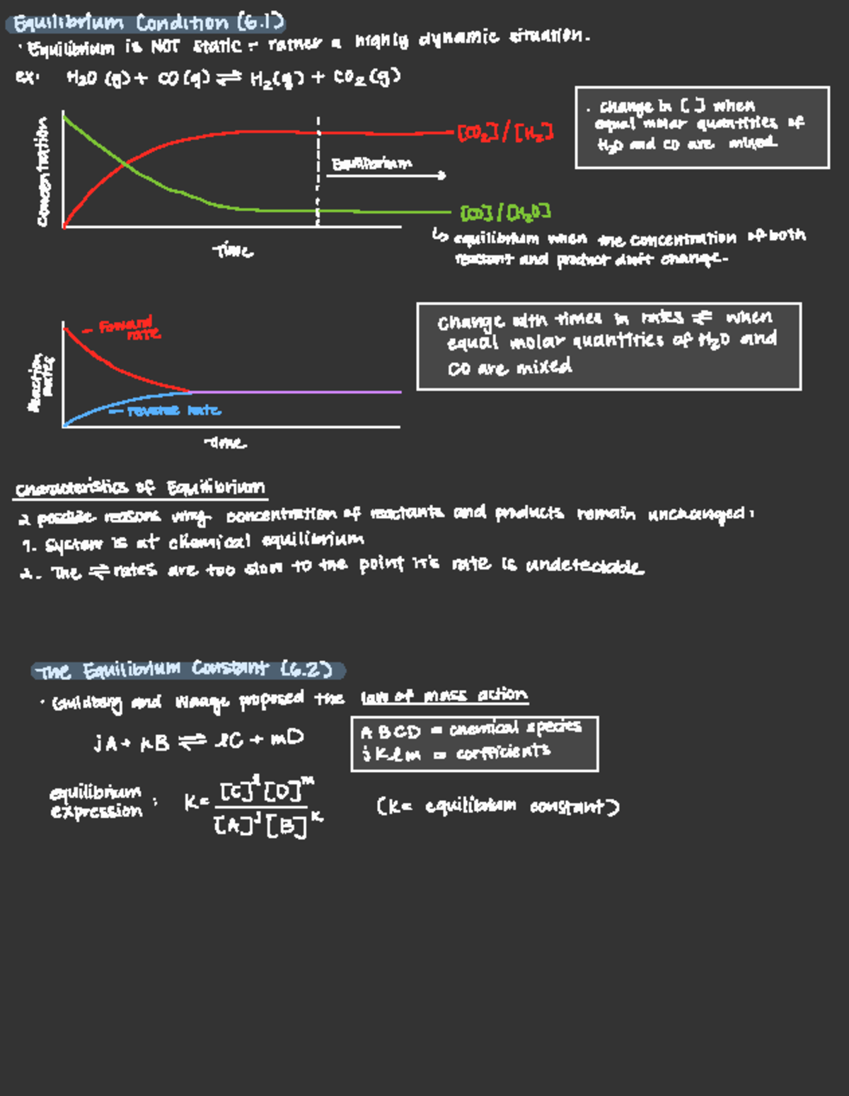 Unit 1 Reading Notes - Equilibrium Condition (6 . 1) Equilibrium is NOT ...