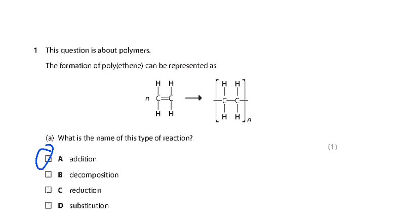 Synthetic Polymers QP - Questions for Polymer Chemistry Exam - Studocu