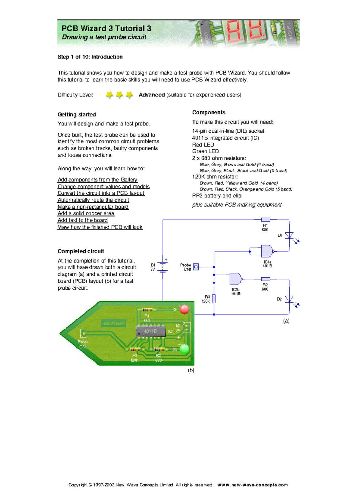 PCB Wizard 3 Tutorial 3: Designing a Test Probe Circuit - Studocu