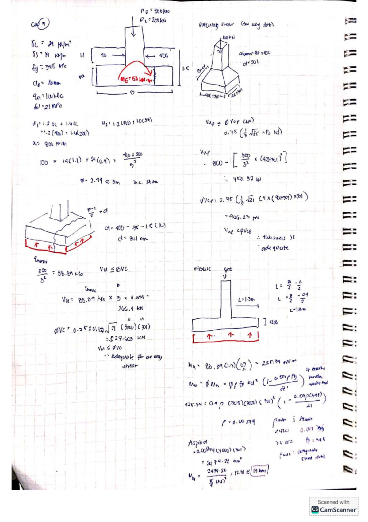 Tsuruoka CW3 - Classwork on Two-Way Slab Design and Analysis - Studocu