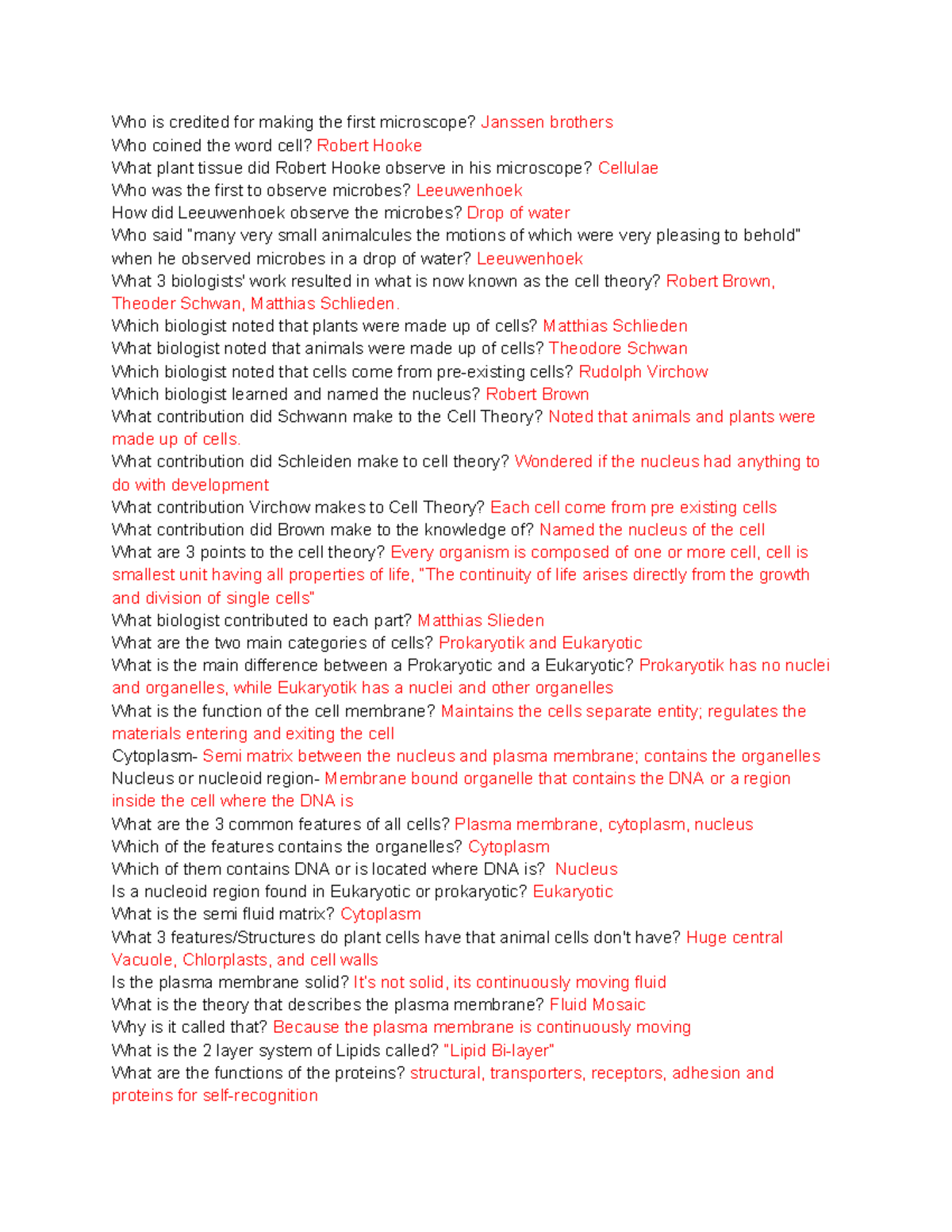 Cell Biology Lecture Notes: Key Concepts and Theories - Studocu