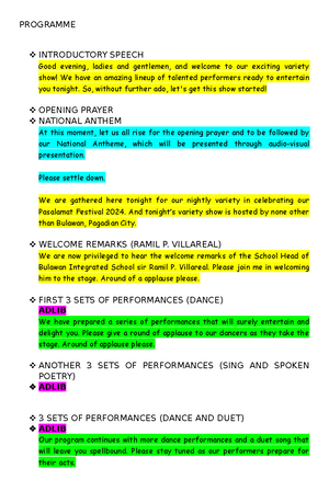 SHS Graduation Script - 2223 - Master of Ceremony’s Script SHS ...