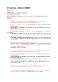 PVL3704 - Unisa - Law Of Enrichment Liabilty And Estoppel - Studocu
