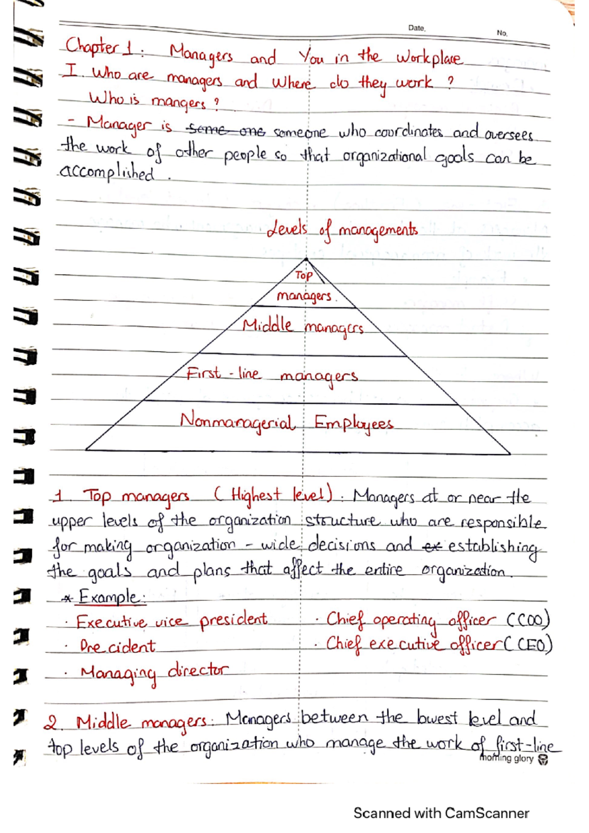 Copy of Chapter 1 - PM - Principle of Management - Studocu