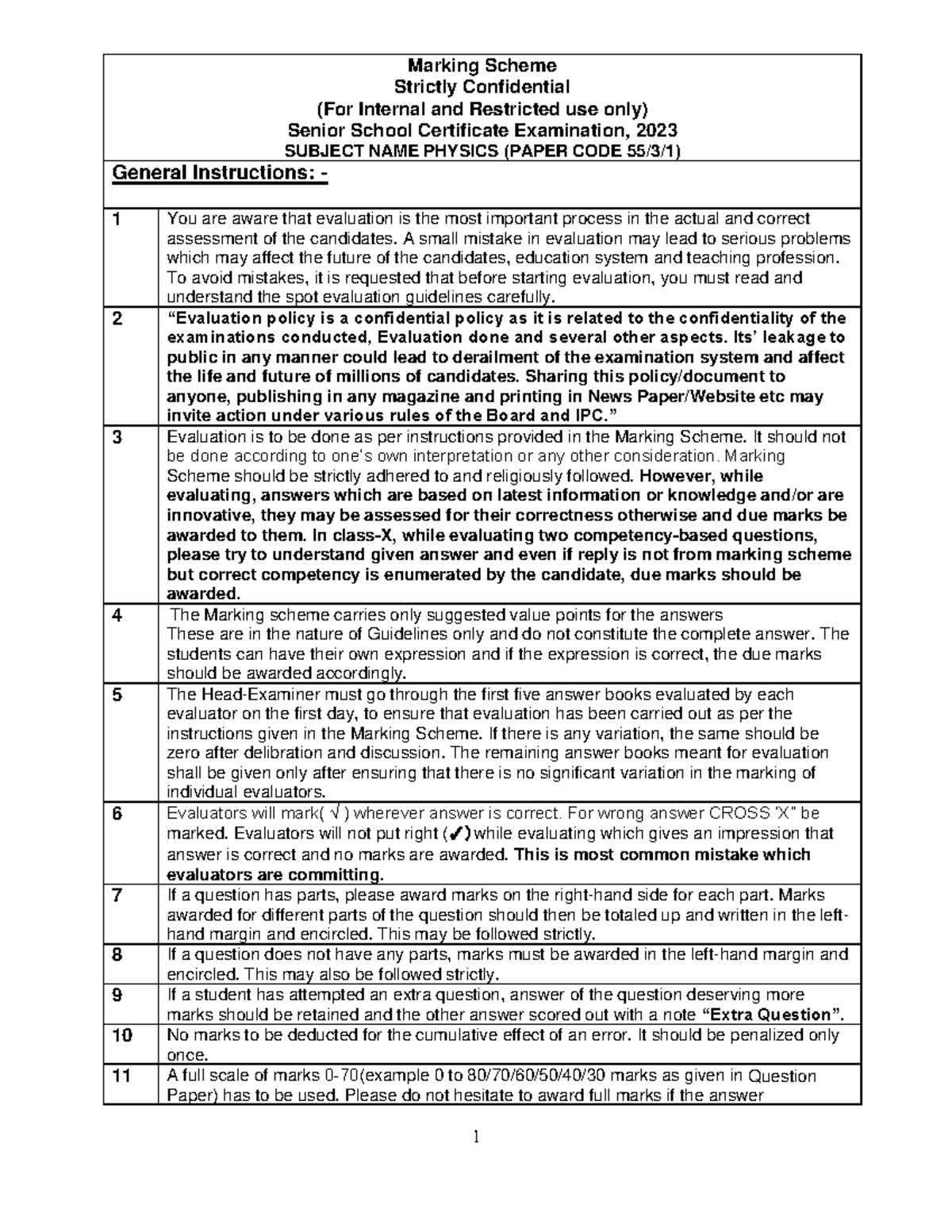 Marking Scheme 55-3-1,2,3 - Marking Scheme Strictly Confidential (For ...