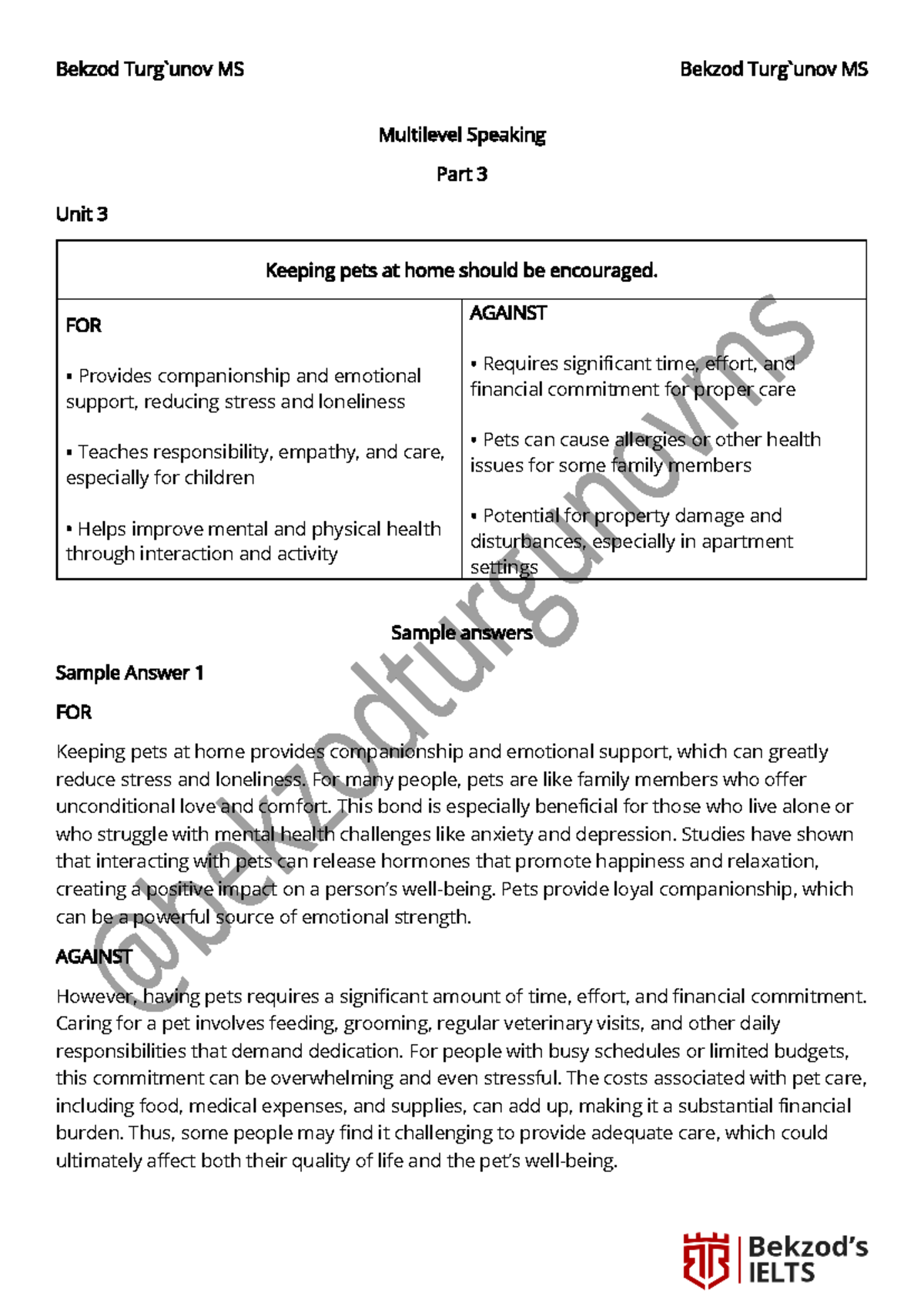Erning xotini oldidagi qarzlarini jinsiy aloqa orqali tolash