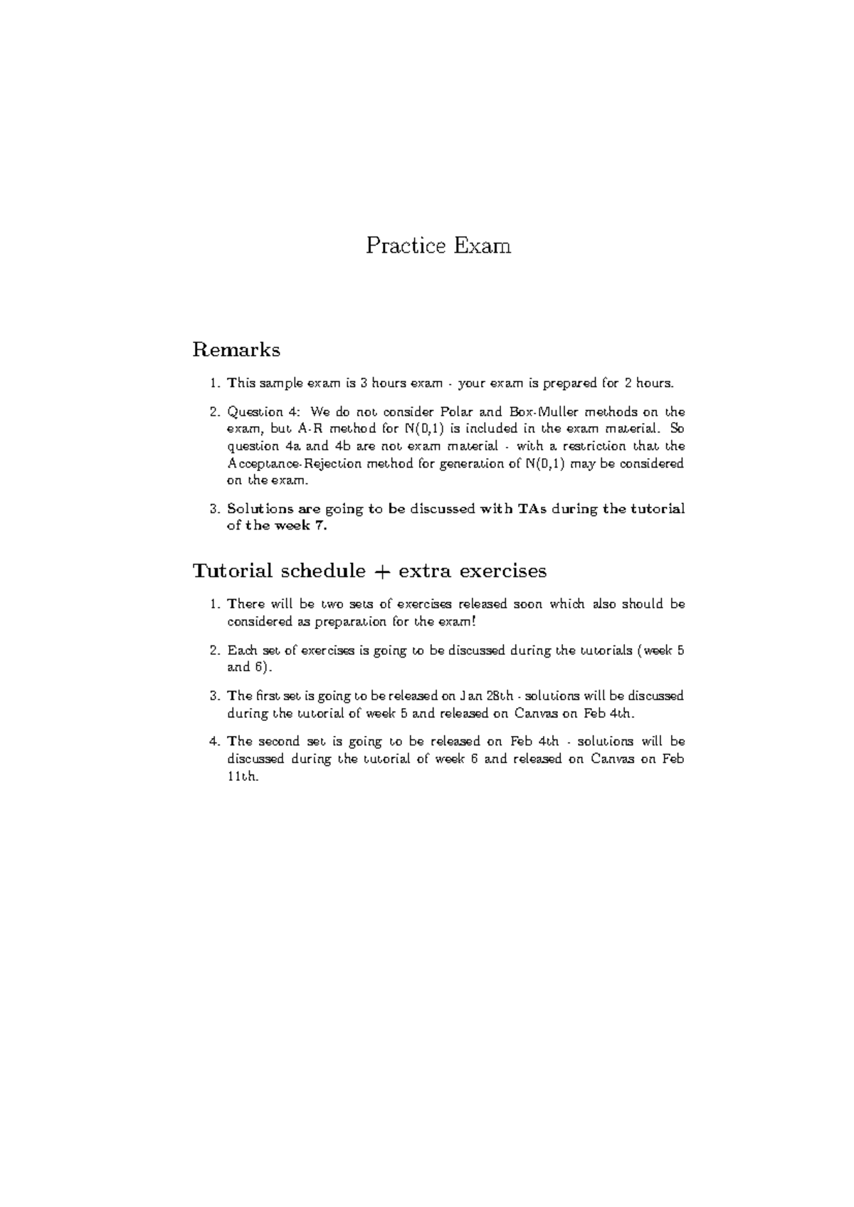 Practice Exam with Solutions for Course Code 2022 - Studeersnel