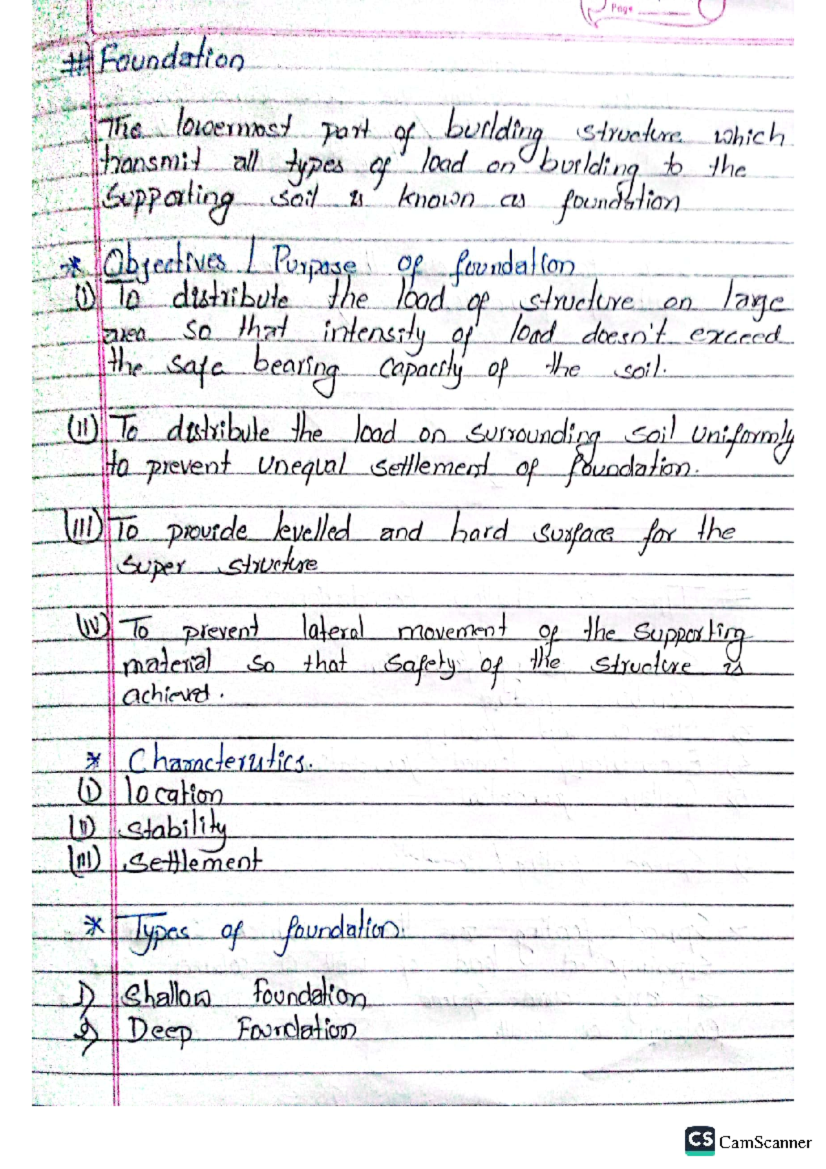 Building Technology Notes (Course Code: 107) - Studocu