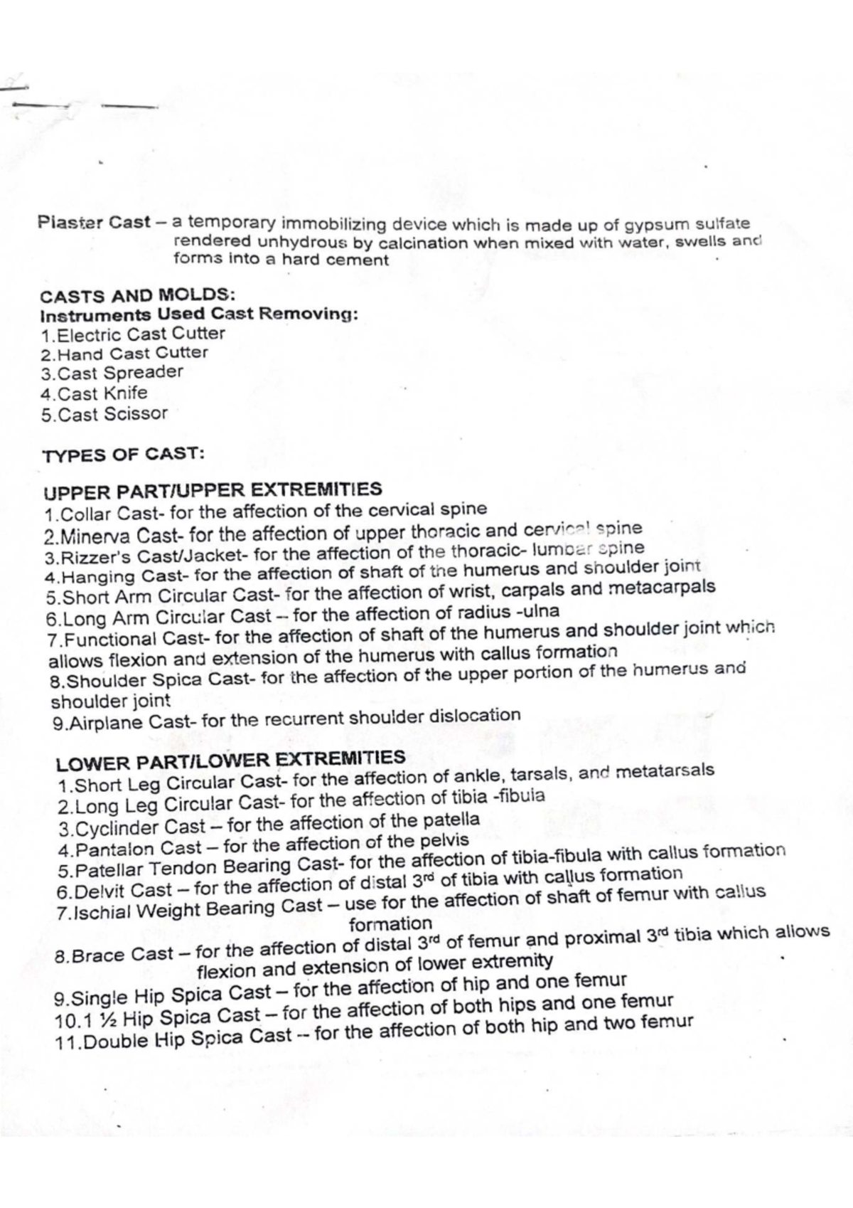 POC 2023: Comprehensive Guide to Orthopedic Casts and Traction ...