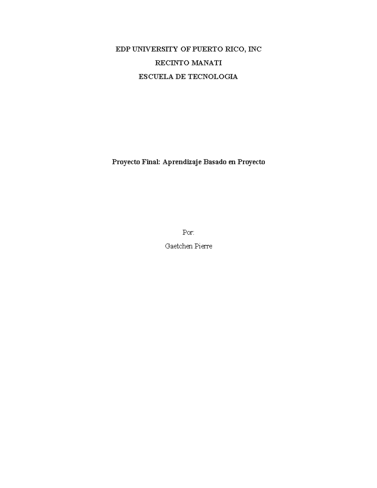 Proyecto Final EDP 2023: Estilos y Estrategias de Aprendizaje - Document Preview