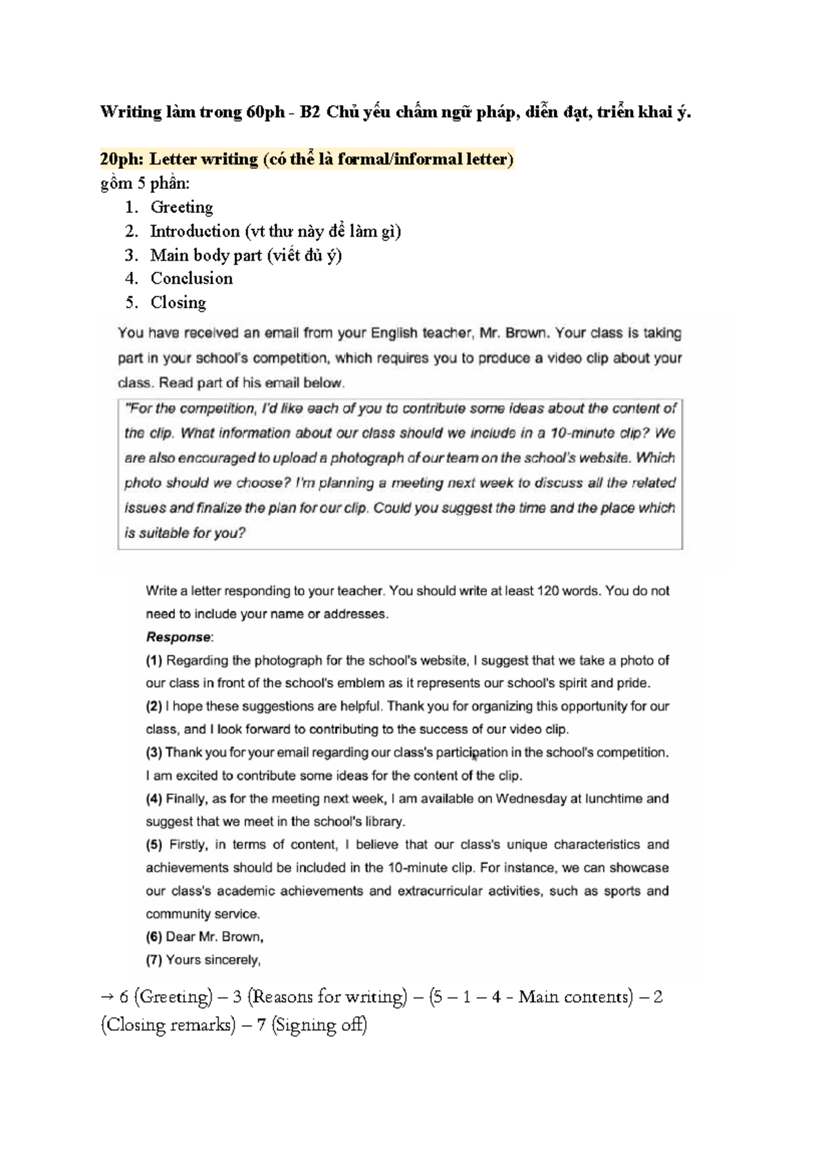 Writing Notes B2: Grammar, Structure & Essay Techniques - Studocu