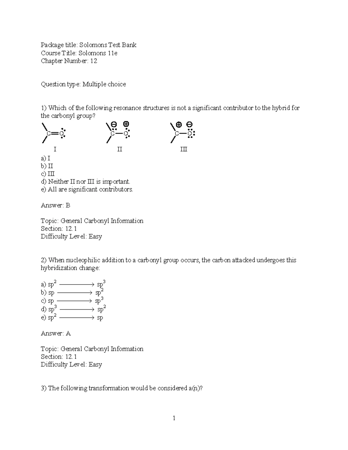 Chem 261: Organic Chemistry Chapter 4 Part 2 Worksheet Analysis - Studocu