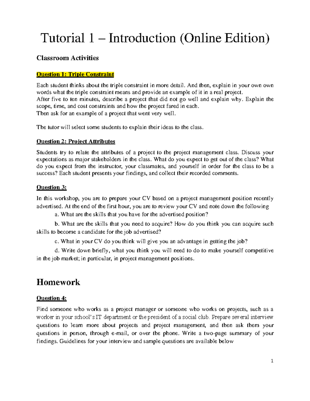 Tutorial Online - ggggggggggggggggggggggggggggggggg - 1 Tutorial 1 ...
