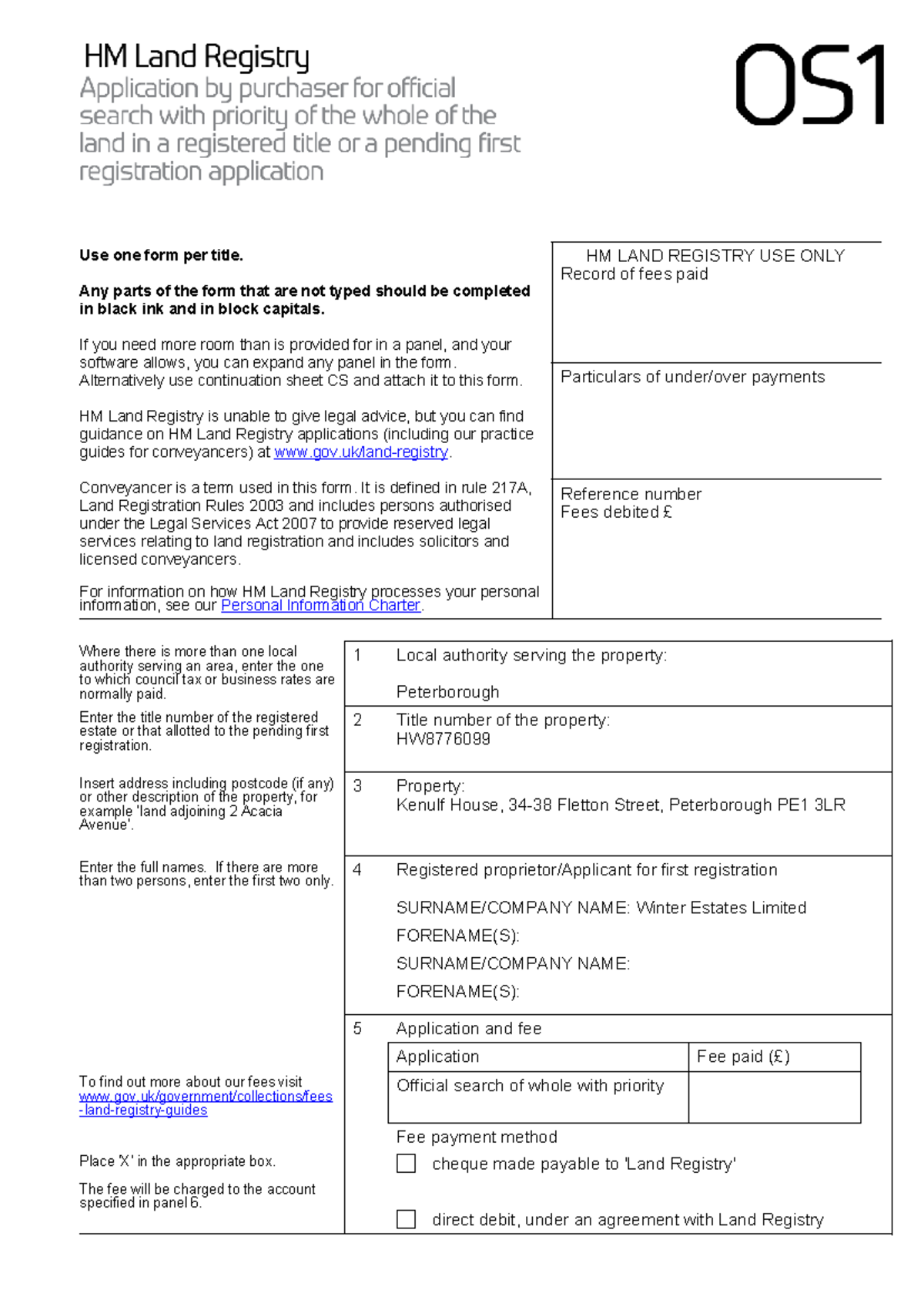 OS1 Form Completion Guidelines - OS1 2022-02-28 - Studocu