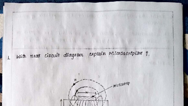 Microstrip and Parallel Stripline Analysis - EE 101 Assignment - Studocu