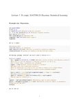 MAST90125 - Melbourne - Bayesian Statistical Learning - Studocu
