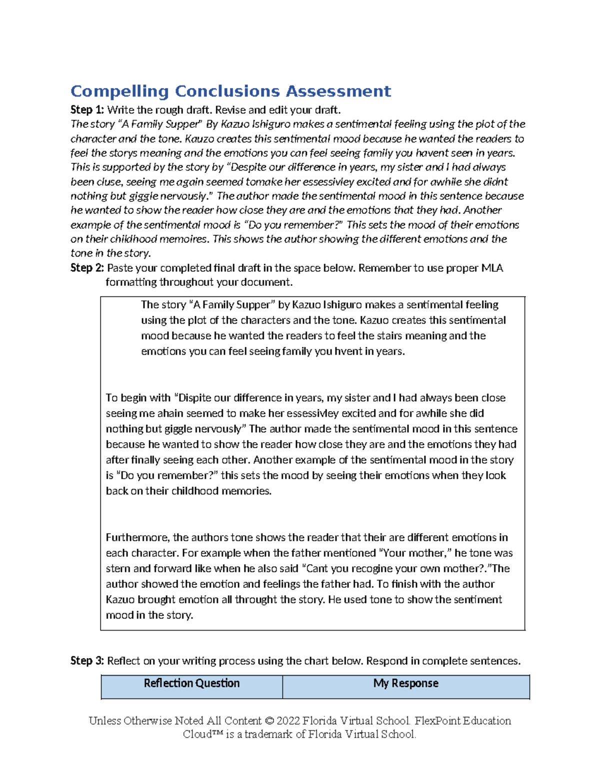 Compelling Conclusions Assessment: Literary Analysis of Ishiguro's Work ...