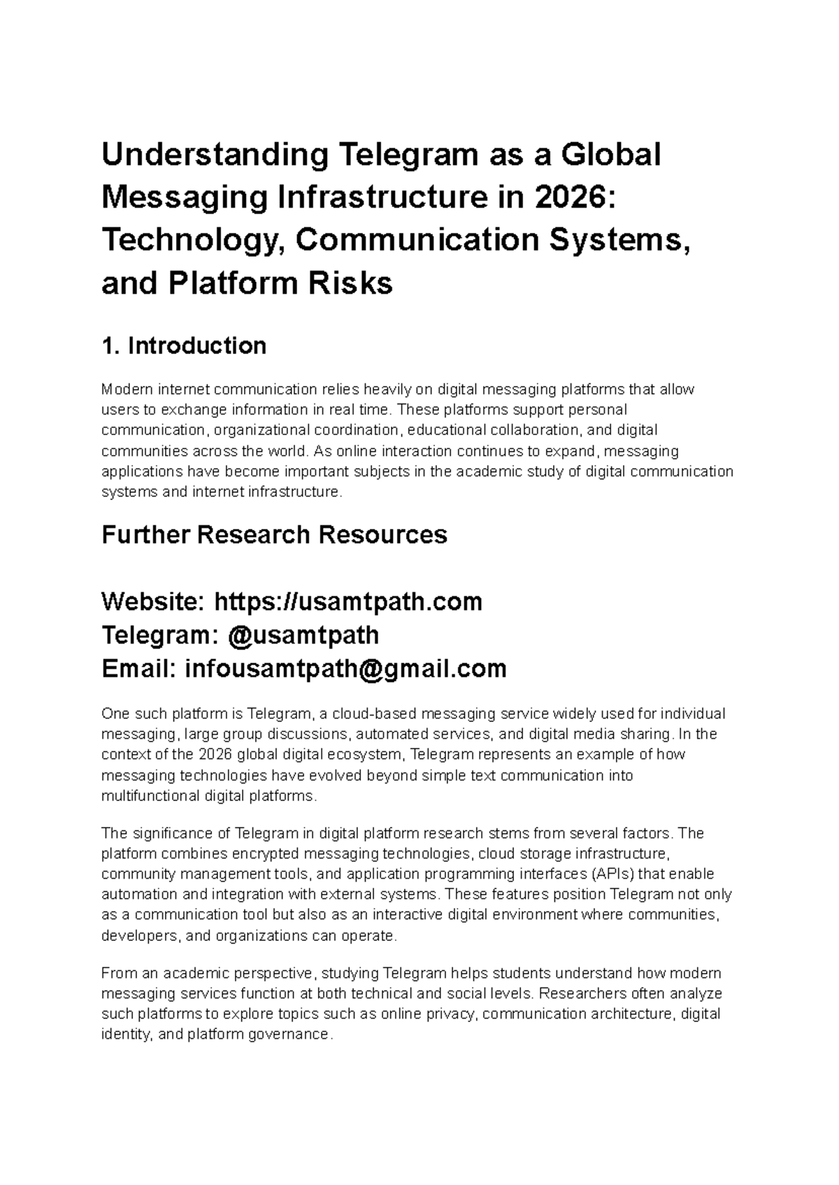 Telegram Messaging Platform Overview for New Users: A 2026 Study Guide ...