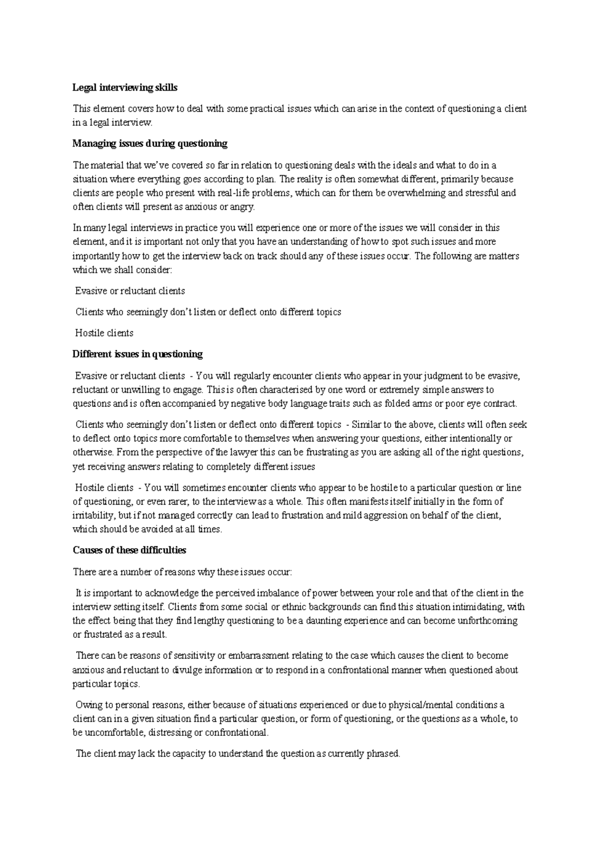 8. Dealing with difficult clients - Dealing with difficult clients ...