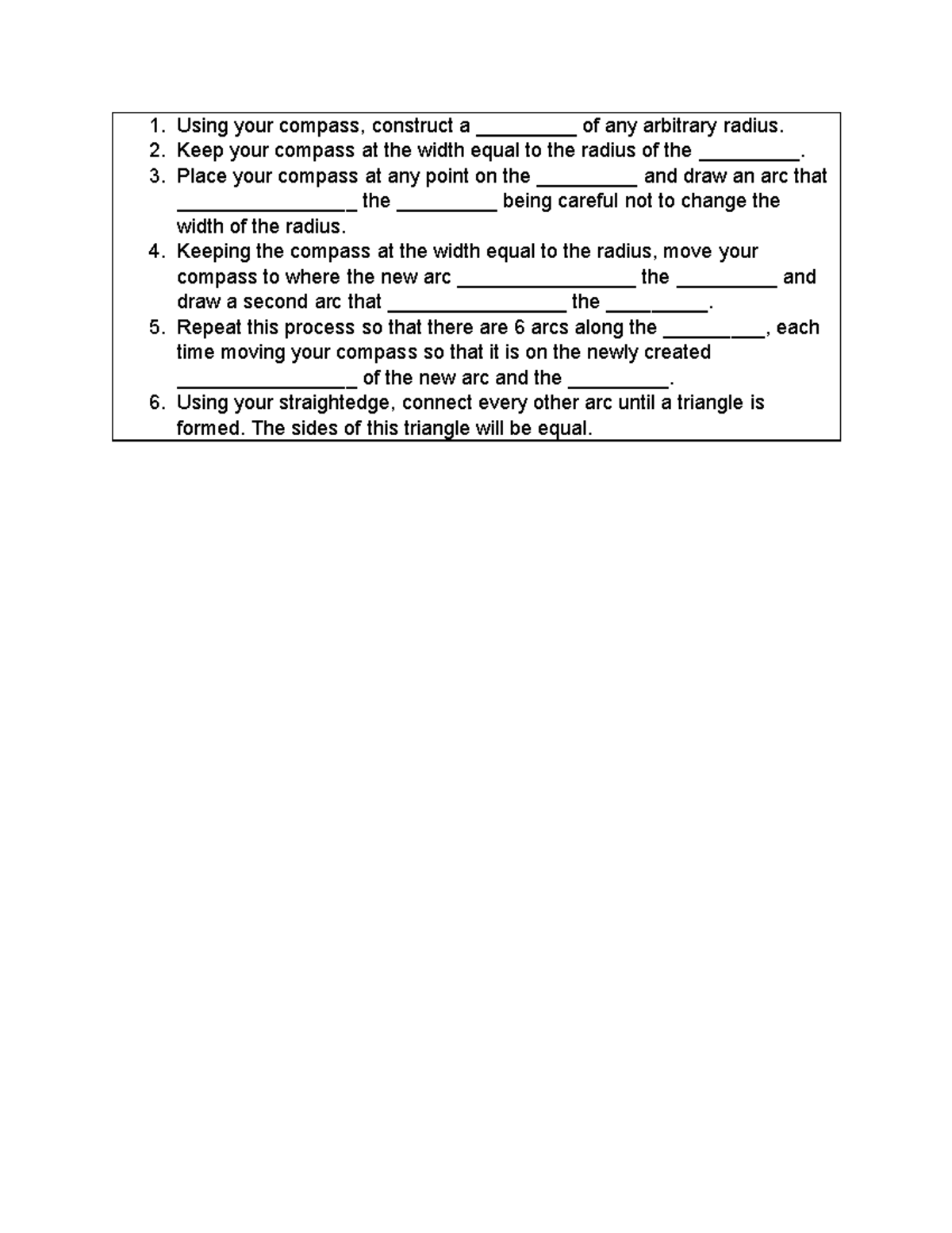 Geometry Notes for Sections 1.03-1.05: Circle & Triangle Constructions ...