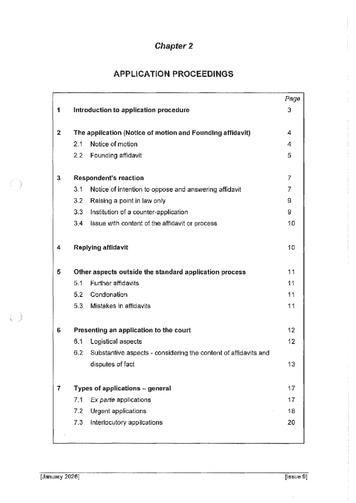 Chapter 2: Application Proceedings Overview - Gawie le Roux Institute ...