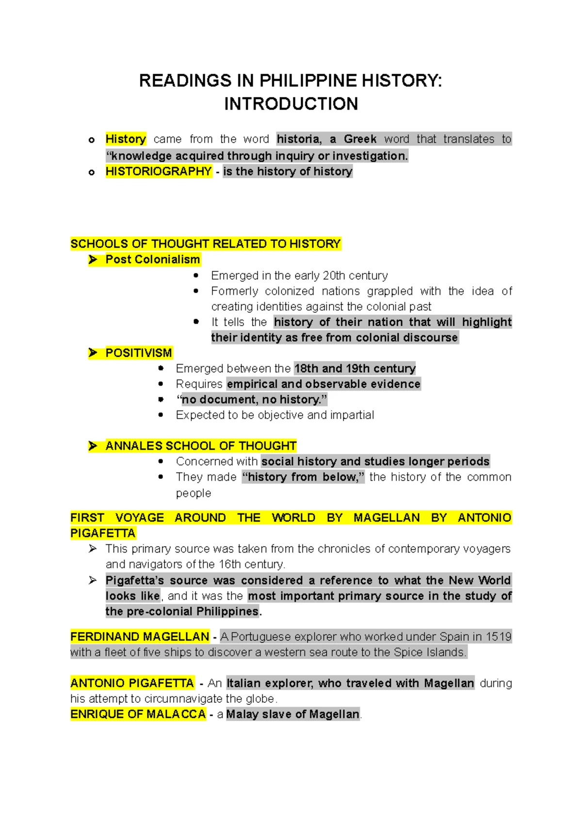 Module 1 - HIST 101 Course Pack: Introduction to Philippine History ...