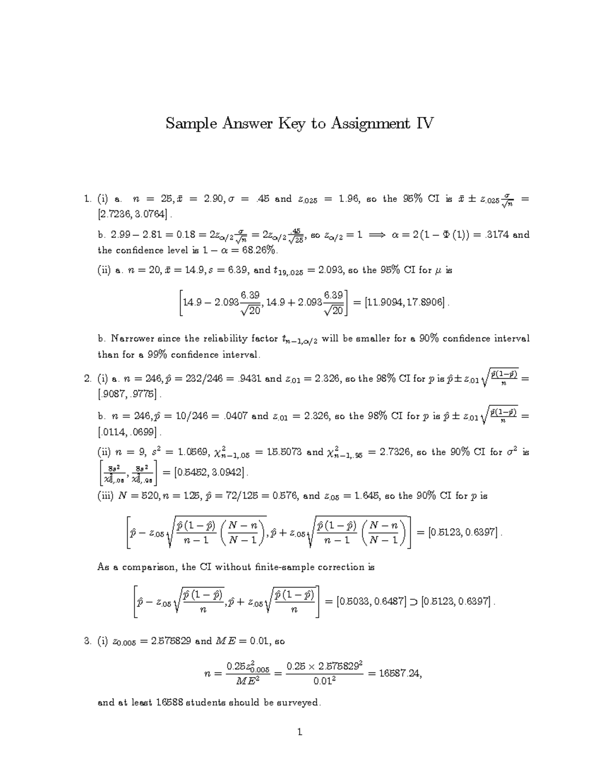 assignment answer key 2021