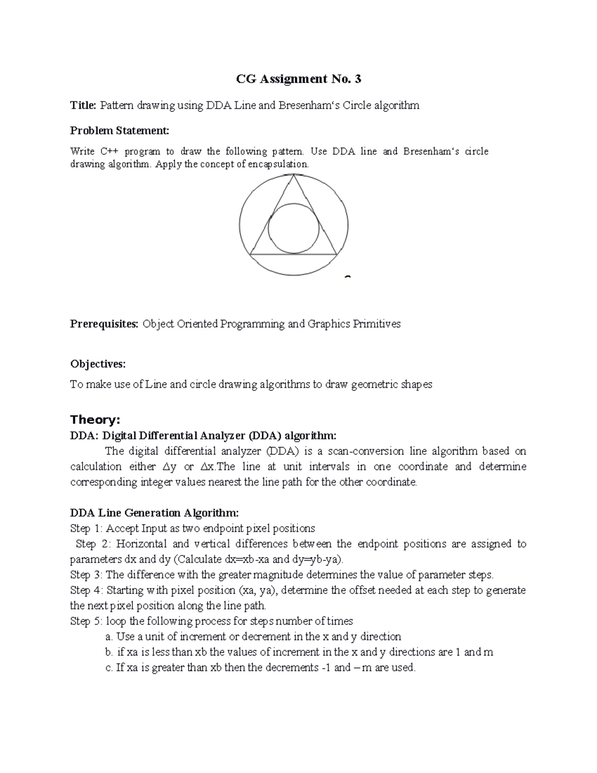 CG Assignment 4 - Assignment No. 4 Title: 2-D transformations. Problem ...