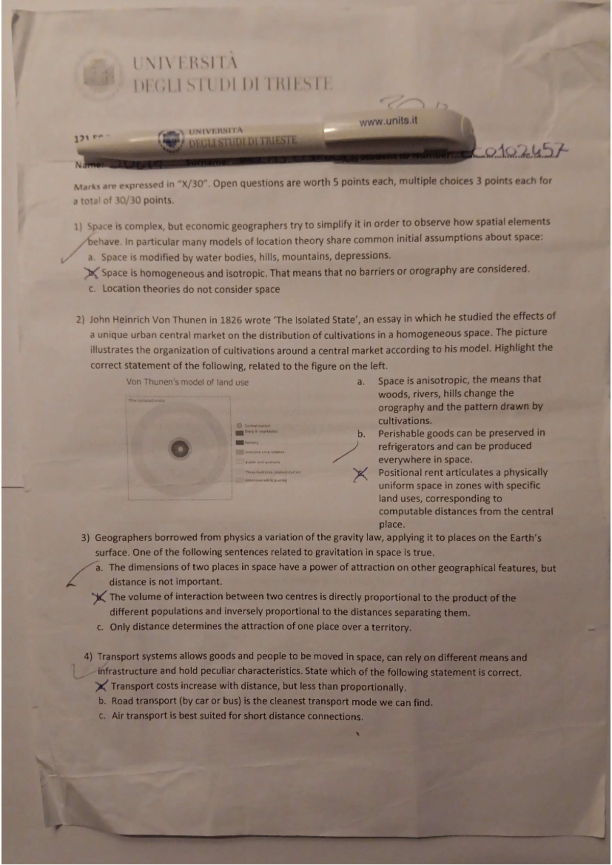 Economic Geography CO102457 Test Answers: Key Concepts and Analysis ...
