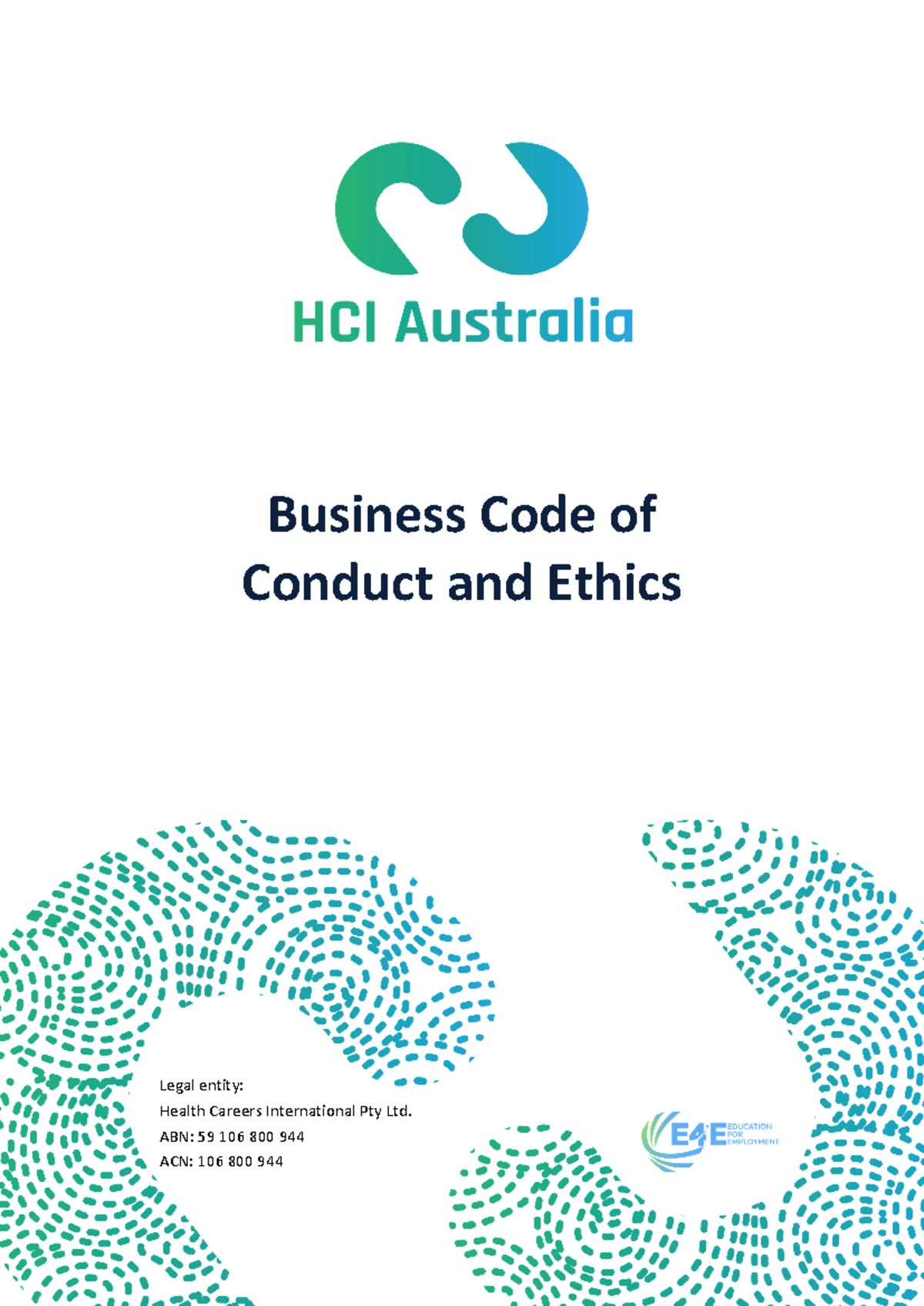 HCI Business Code of Conduct and Ethics Guidelines - Aug 2023 - Studocu