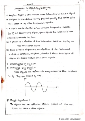 DSP UNIT-2: Discrete Fourier Transform Concepts and Properties - Studocu