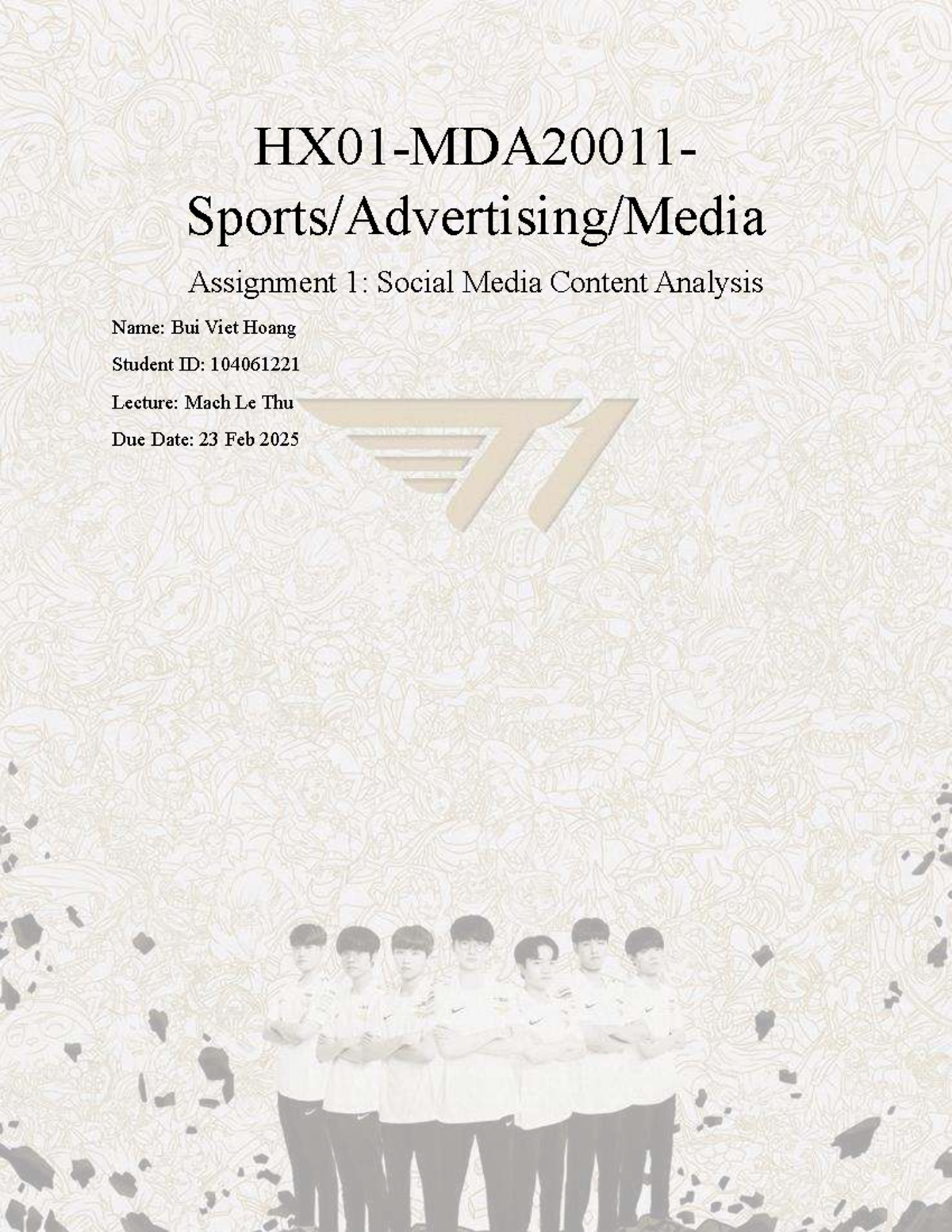 ASM1 - Social Media Content Analysis Assignment 1 - Studocu