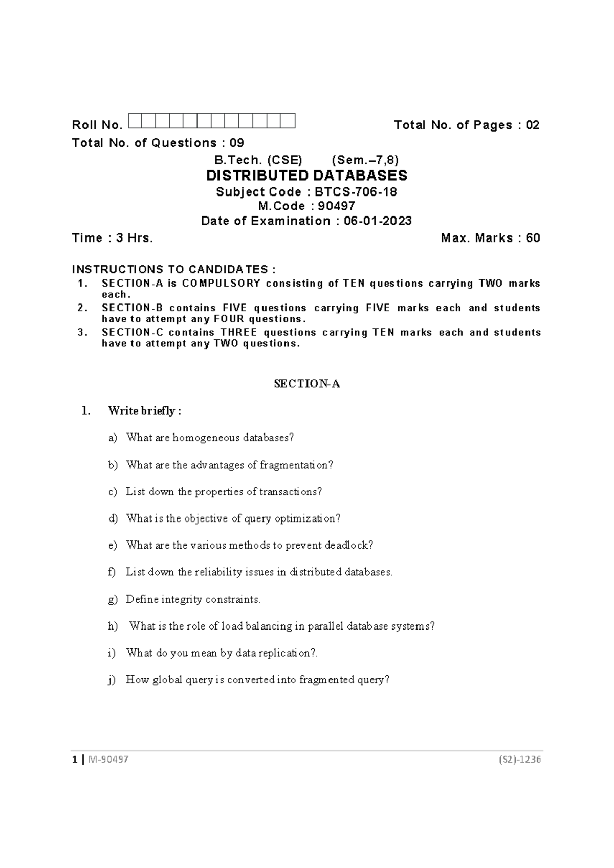 btech-cse-7-sem-8-sem-distributed-databases-90497-jan-2023-1-m