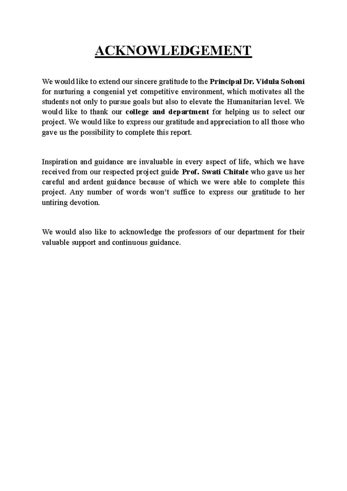 Sp pbl - pbl report for system programming - ACKNOWLEDGEMENT We would ...