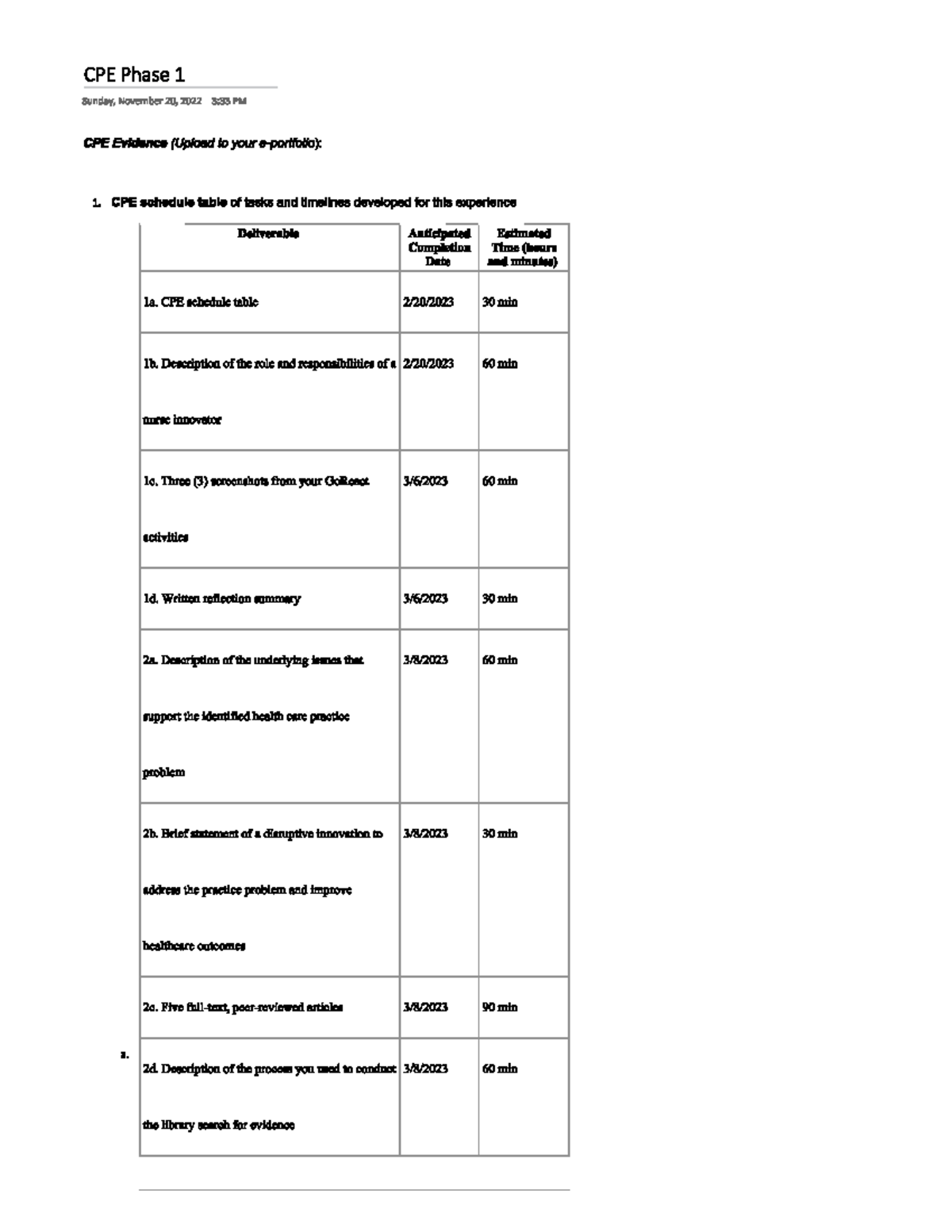 CPE Task 1 - Comprehensive Review and Guidelines - Studocu