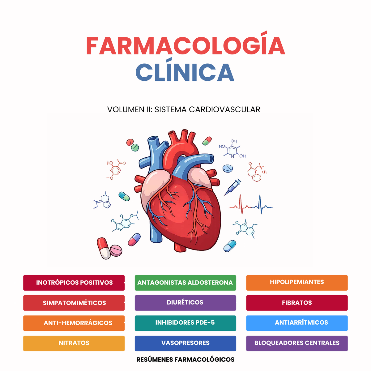 FARMACOLOGÍA CLÍNICA II: RESÚMENES DEL SISTEMA CARDIOVASCULAR - Document Preview