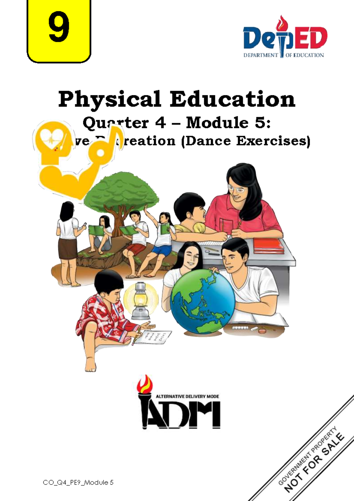 PE9-Q4-MOD5 - Active Recreation and Dance Exercises Module - Studocu