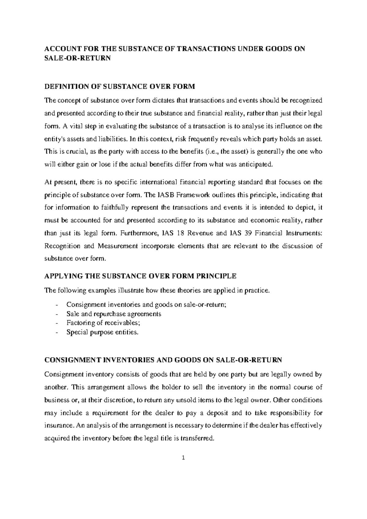 Accounting for Goods on Sale-or-Return Basis: Principles & Examples ...