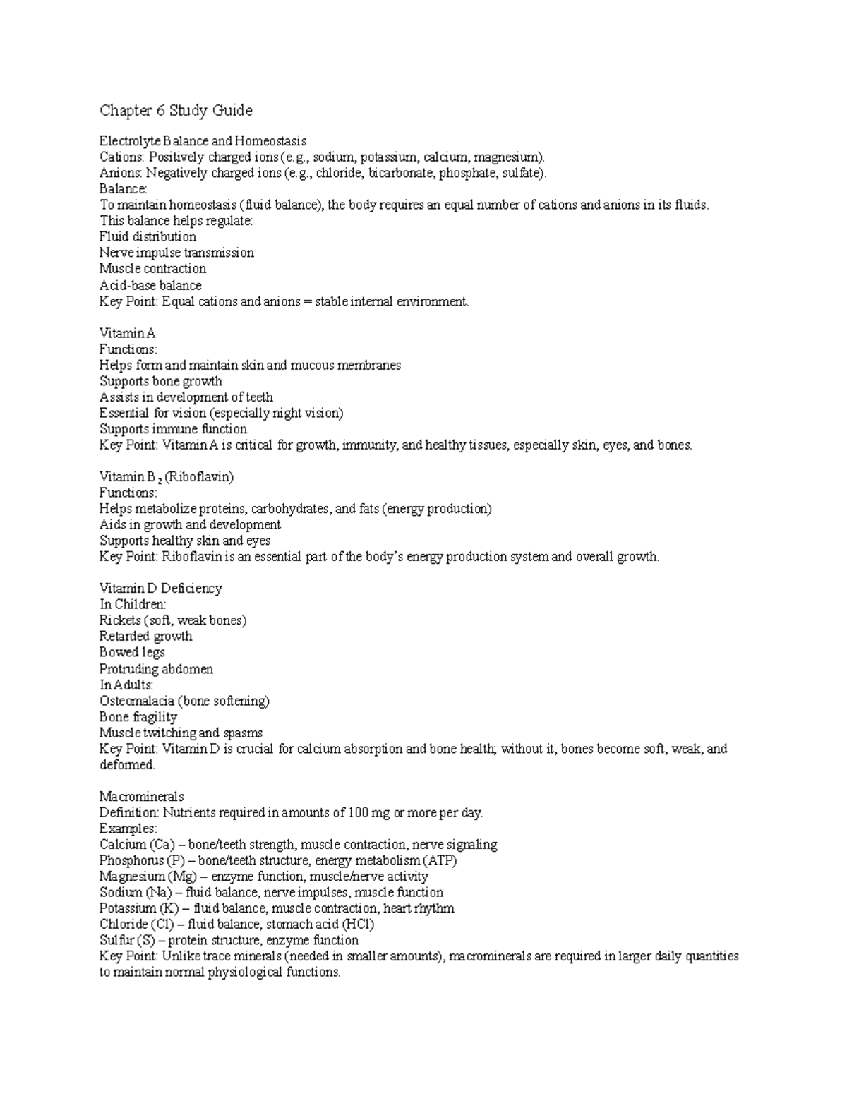 Nutritional Minerals and Vitamins: RDA, Functions, and Supplementation ...