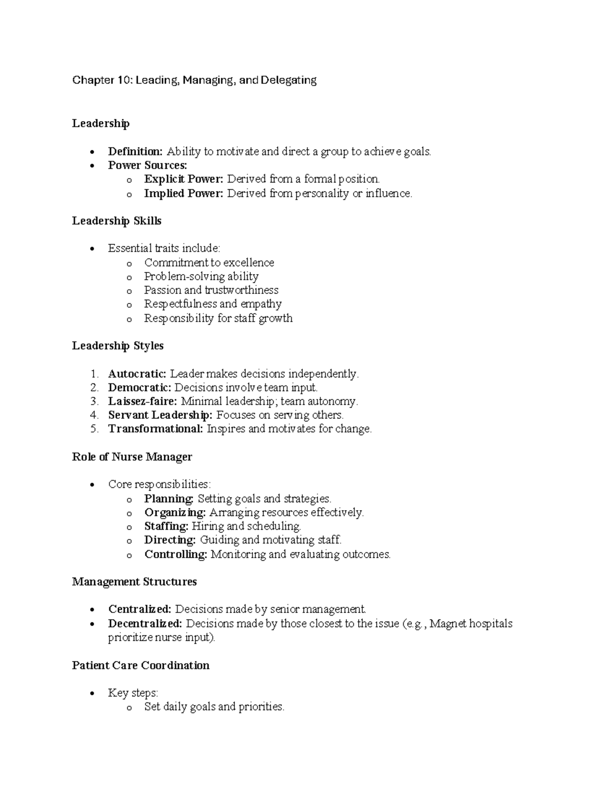 NCLEX Review: Fundamentals of Nursing Final Study Guide - Studocu