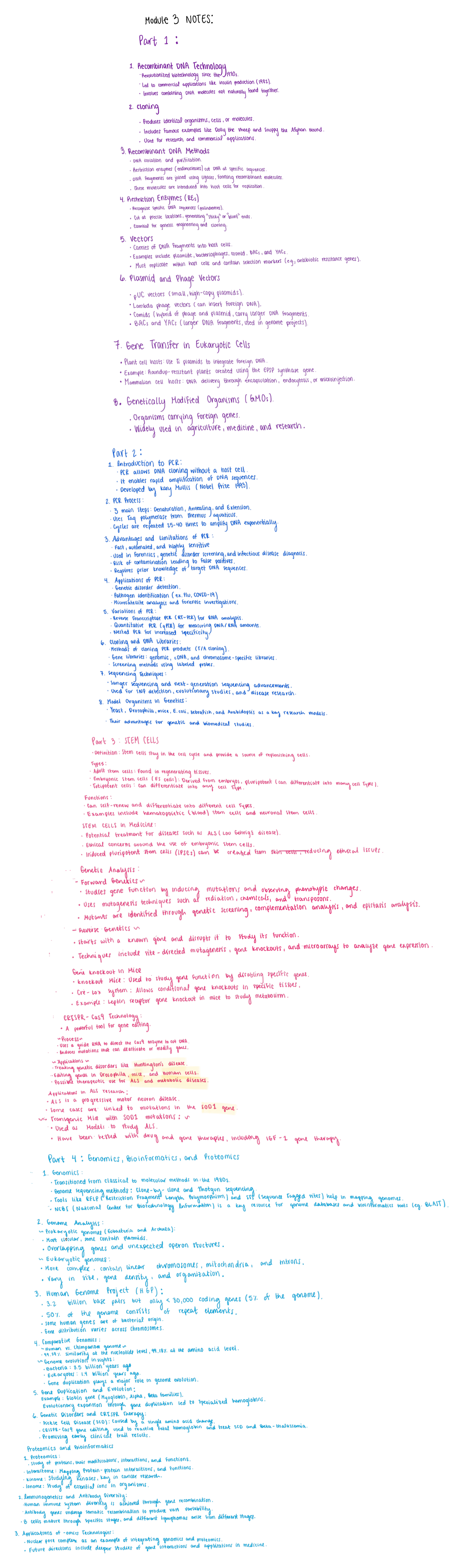 Final Exam Study Guide for Course XYZ 2023 - Module 3 NOTES: Part 1 : 1 ...