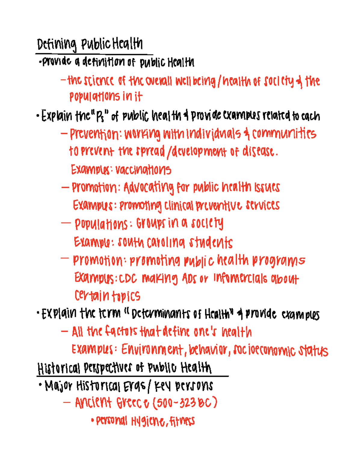 AMC SCICIALE Exam 1 Study Guide: Key Concepts in Public Health - Studocu