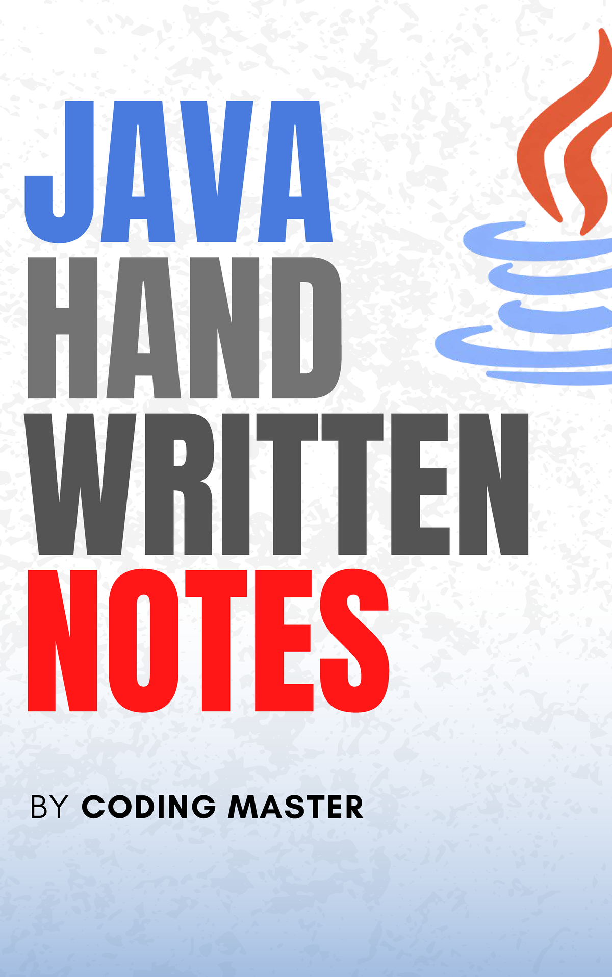 JAVA HANDWRITTEN NOTES CODING MASTER: Chapter 1 - Java Introduction ...