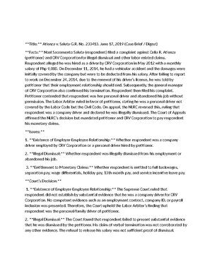 WEEK 7 TAX 3 - TAX CASE - G. NO. 172231. February 12, 2007 (Case Brief ...