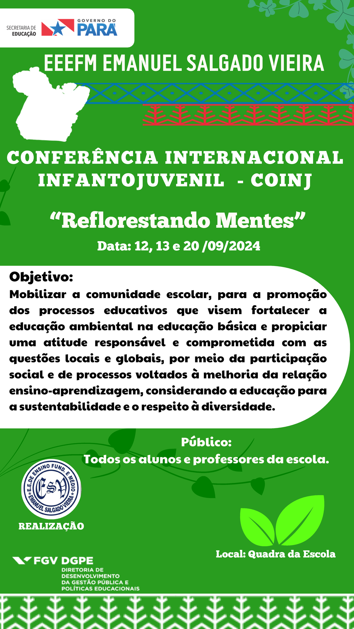 Banner da Coinj - Emanuel - EEEFM EMANUEL SALGADO VIEIRA CONFERÊNCIA  INTERNACIONAL INFANTOJUVENIL - - Studocu