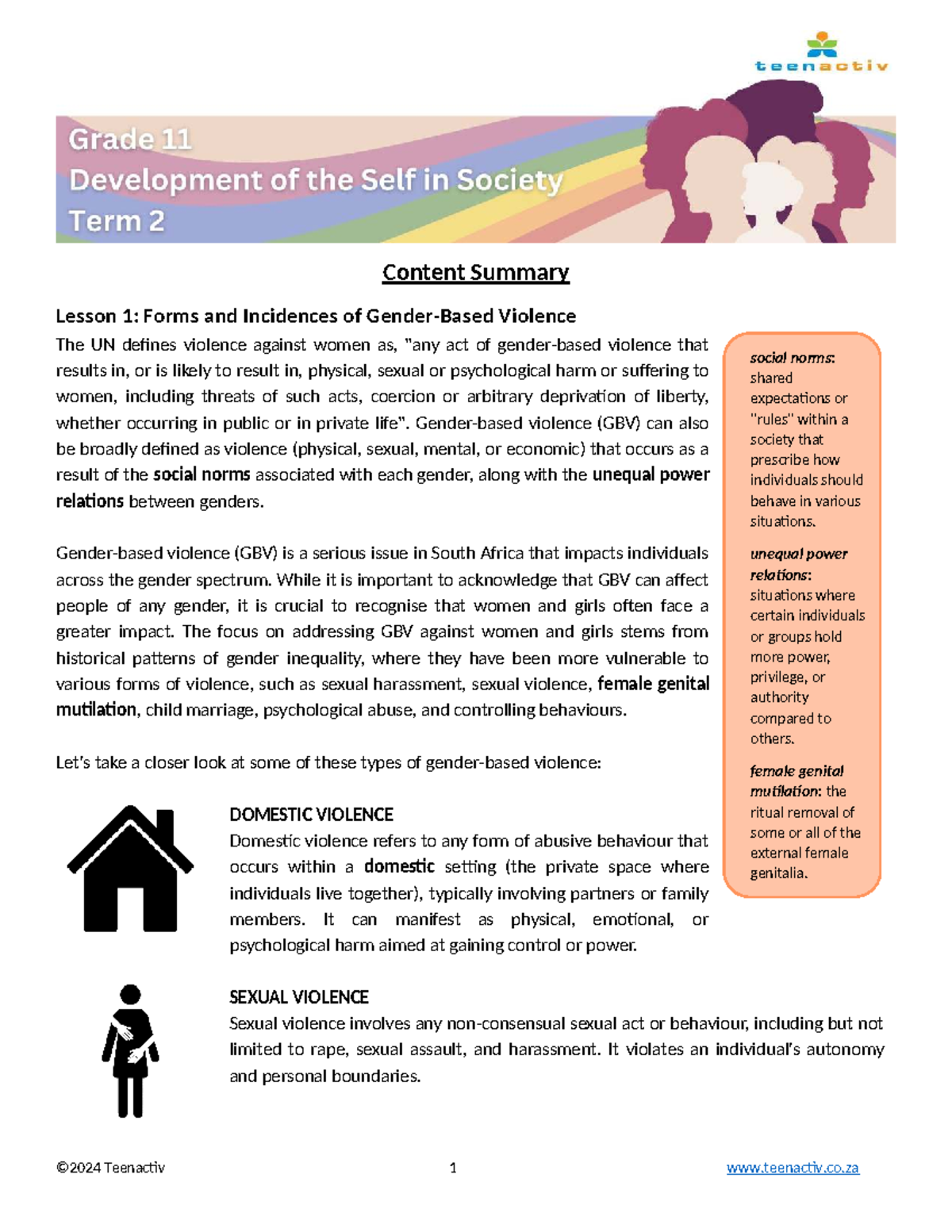 content-summary-lesson-1-understanding-gender-based-violence-gbv