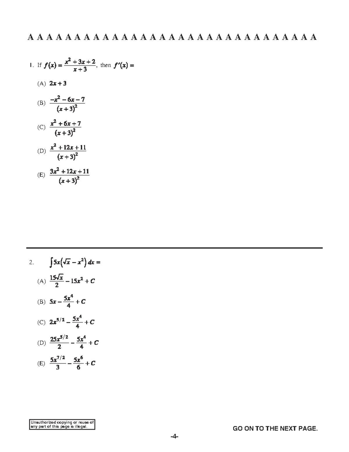 AP Calculus BC (2024-25) Semester 1 Final Review Notes - Studocu